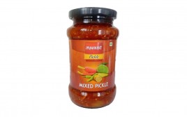 Mannat Pickle Mixed Pickle   Glass Jar  400 grams